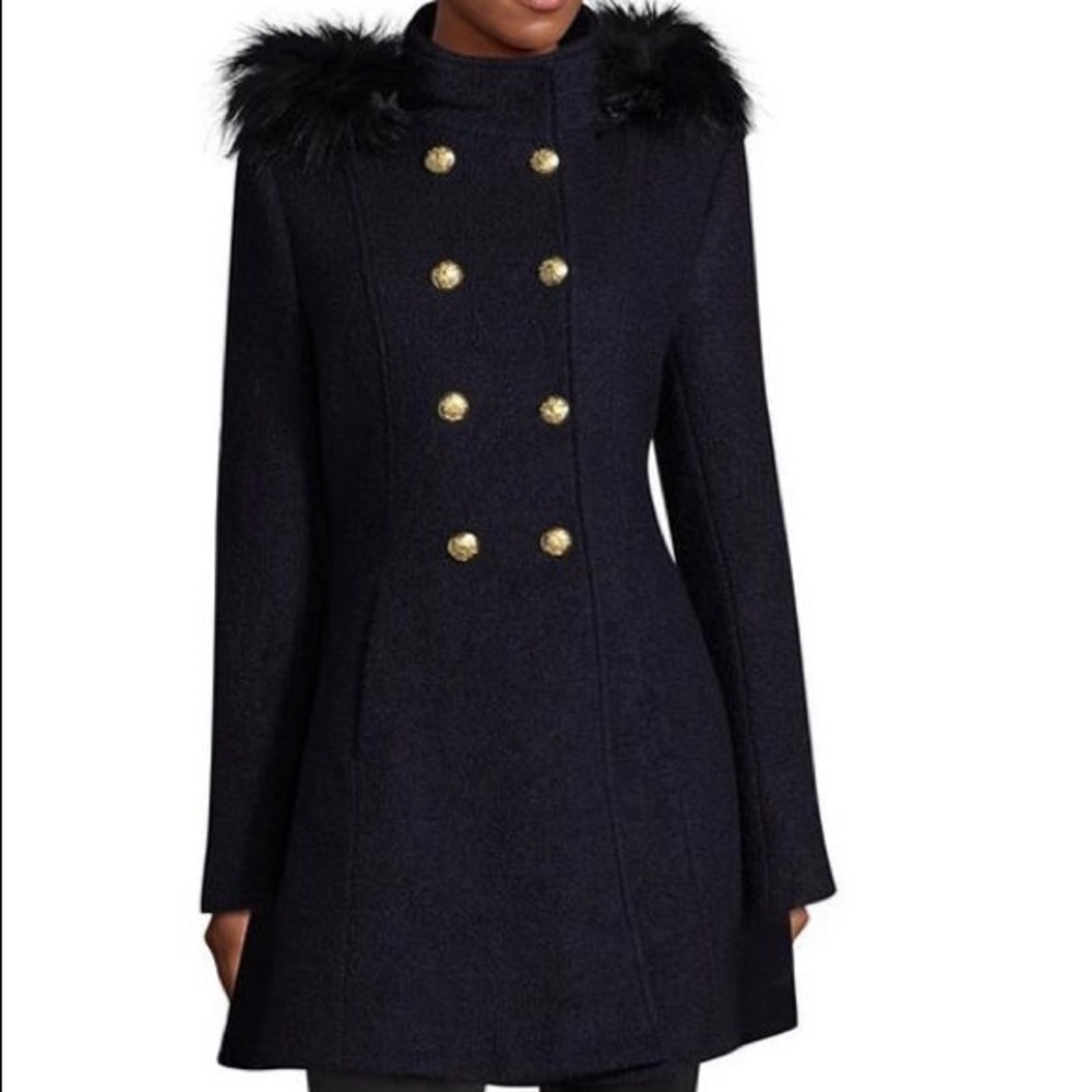 Liz Claiborne Boucle Hoodie Jacket